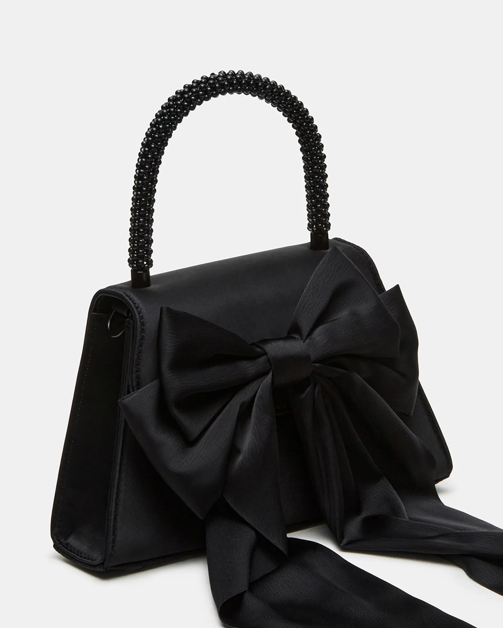 COSETTE BAG BLACK SATIN - Image 4