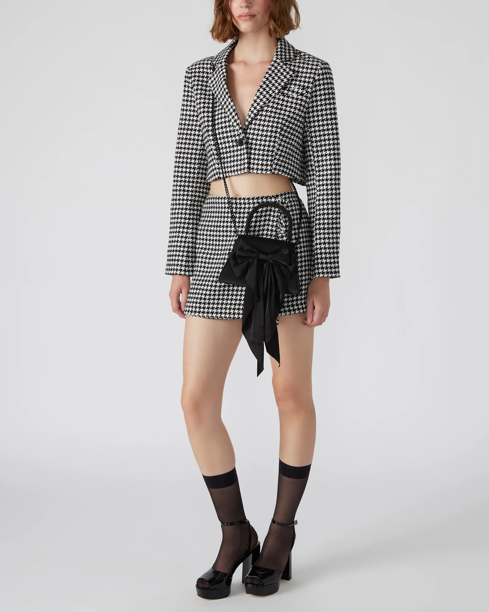 COSETTE BAG BLACK SATIN - Image 7