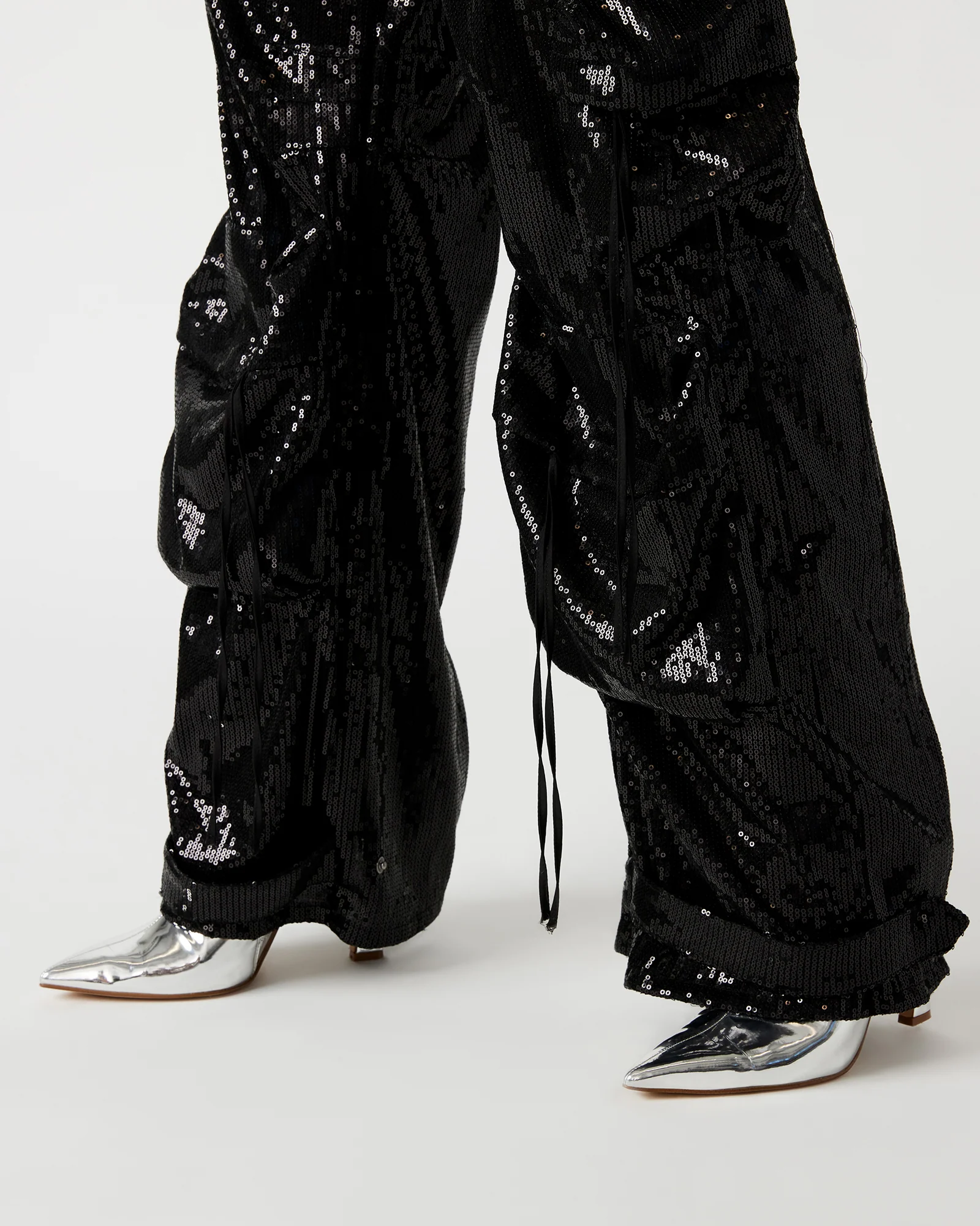 DUO SEQUIN PANT BLACK - Image 6