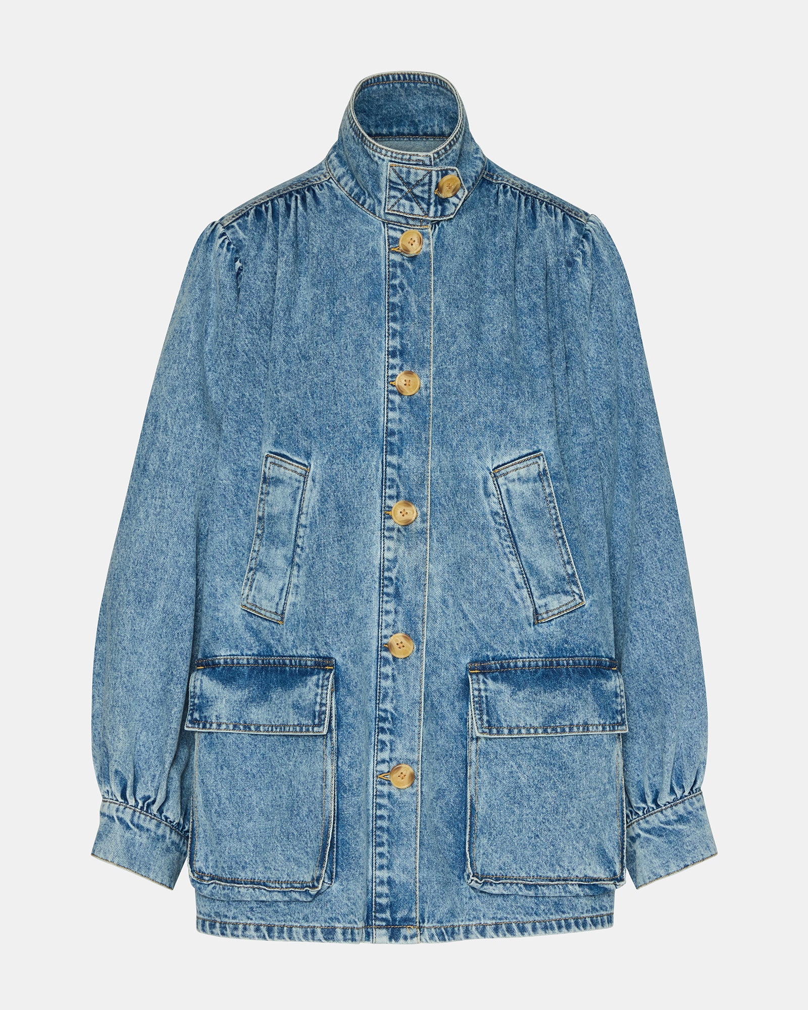 MARCELINE DENIM JACKET FOREVER BLUE - Image 7