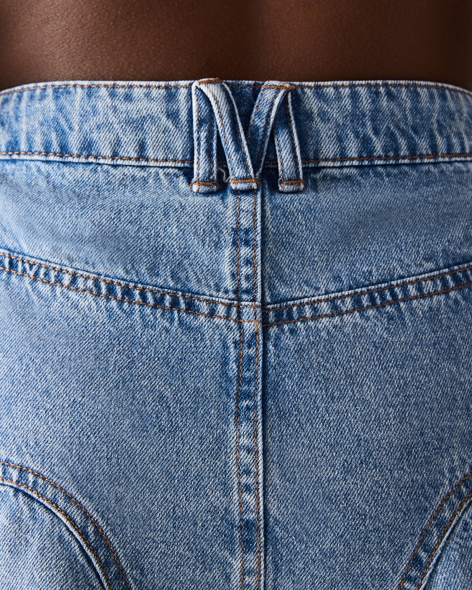 MELANY DENIM SKIRT FOREVER BLUE - Image 4