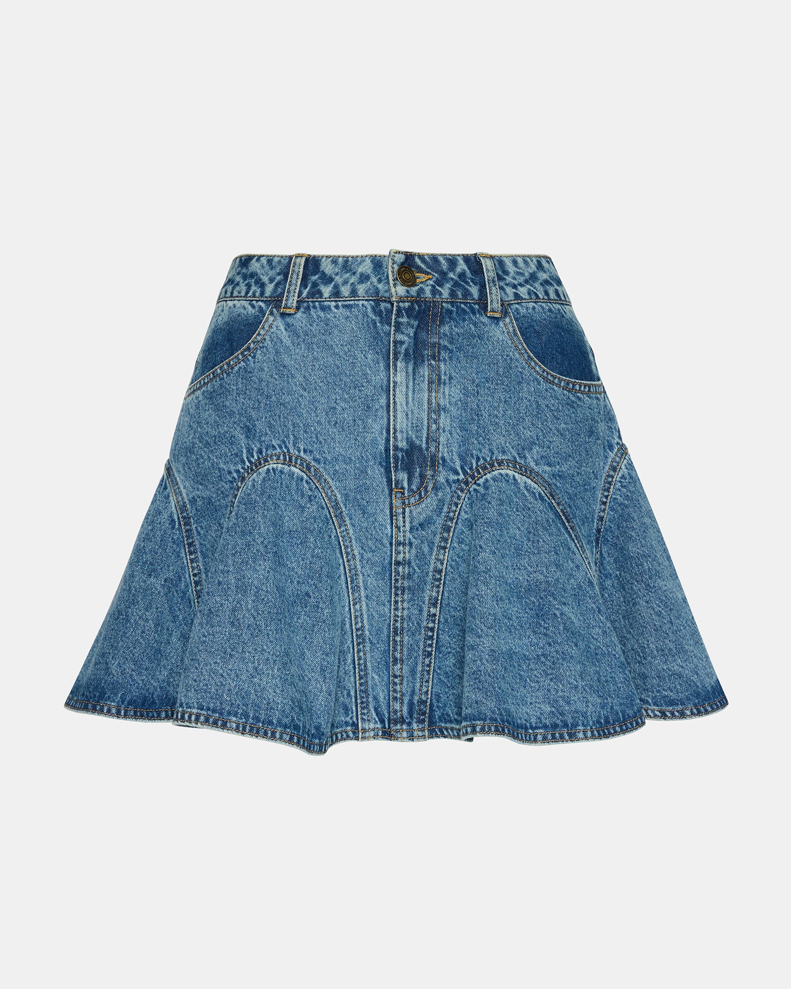 MELANY DENIM SKIRT FOREVER BLUE - Image 7