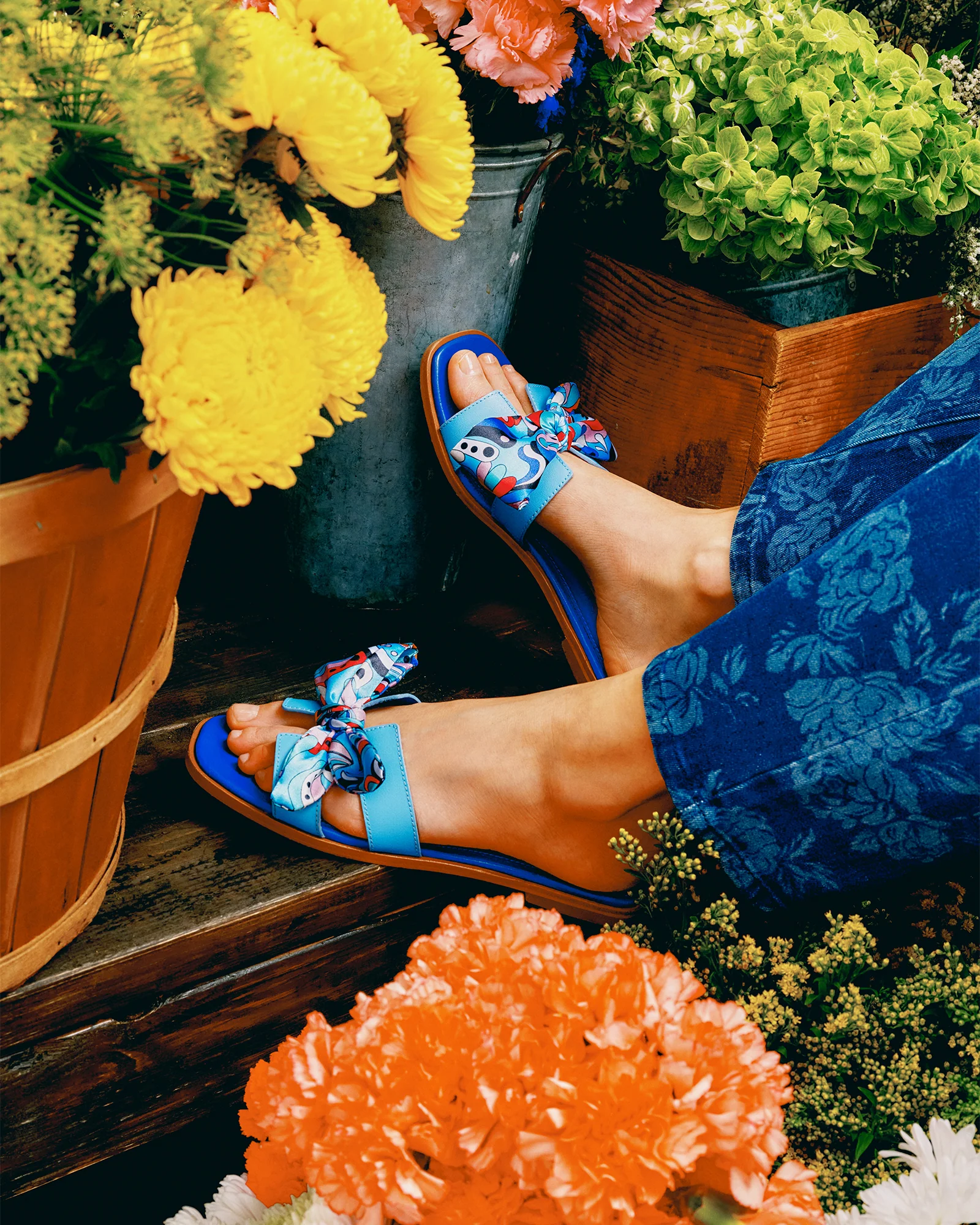 HADYN BLUE SCARF - Image 8