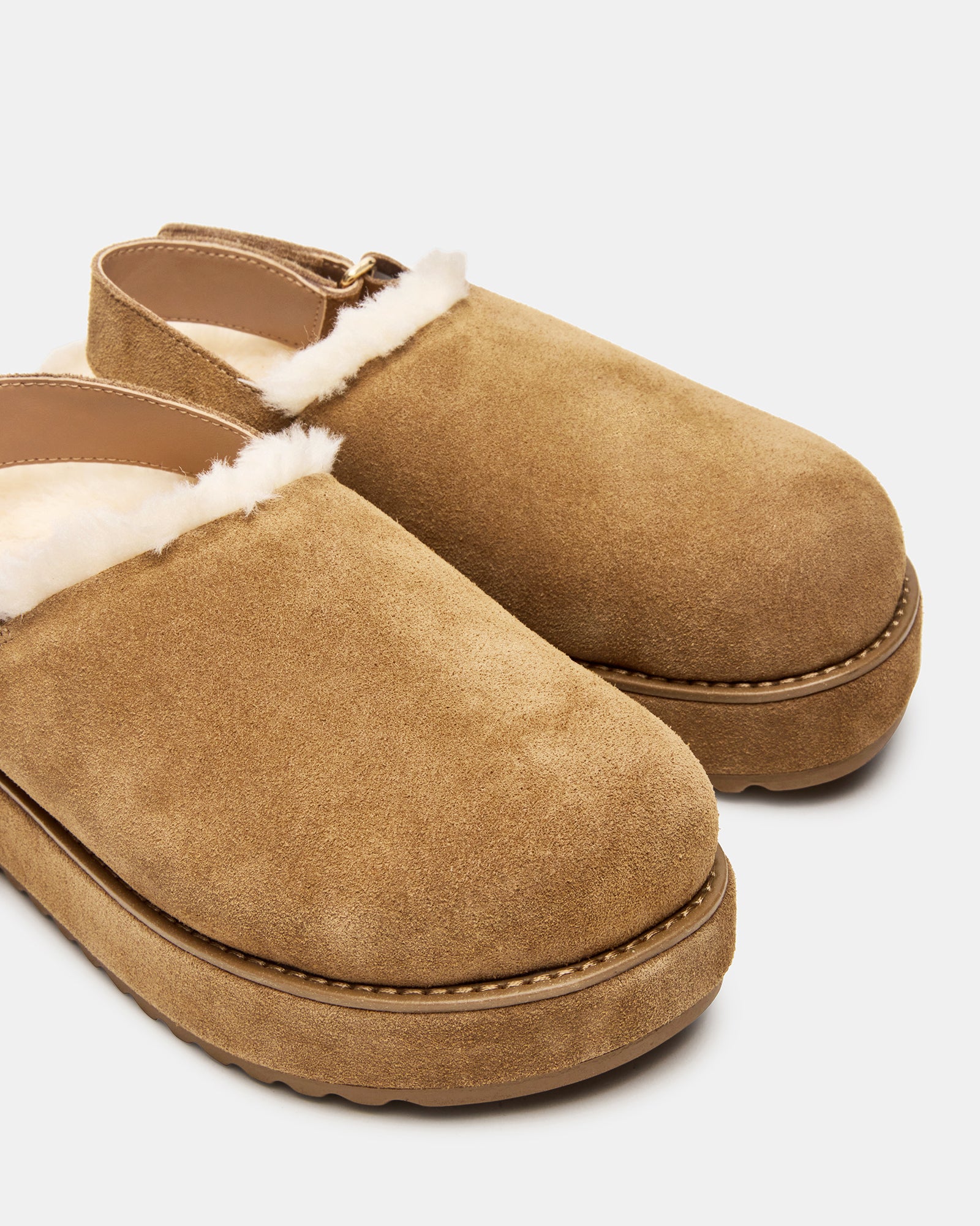 MELLOW FAUX FUR COGNAC SUEDE - Image 4