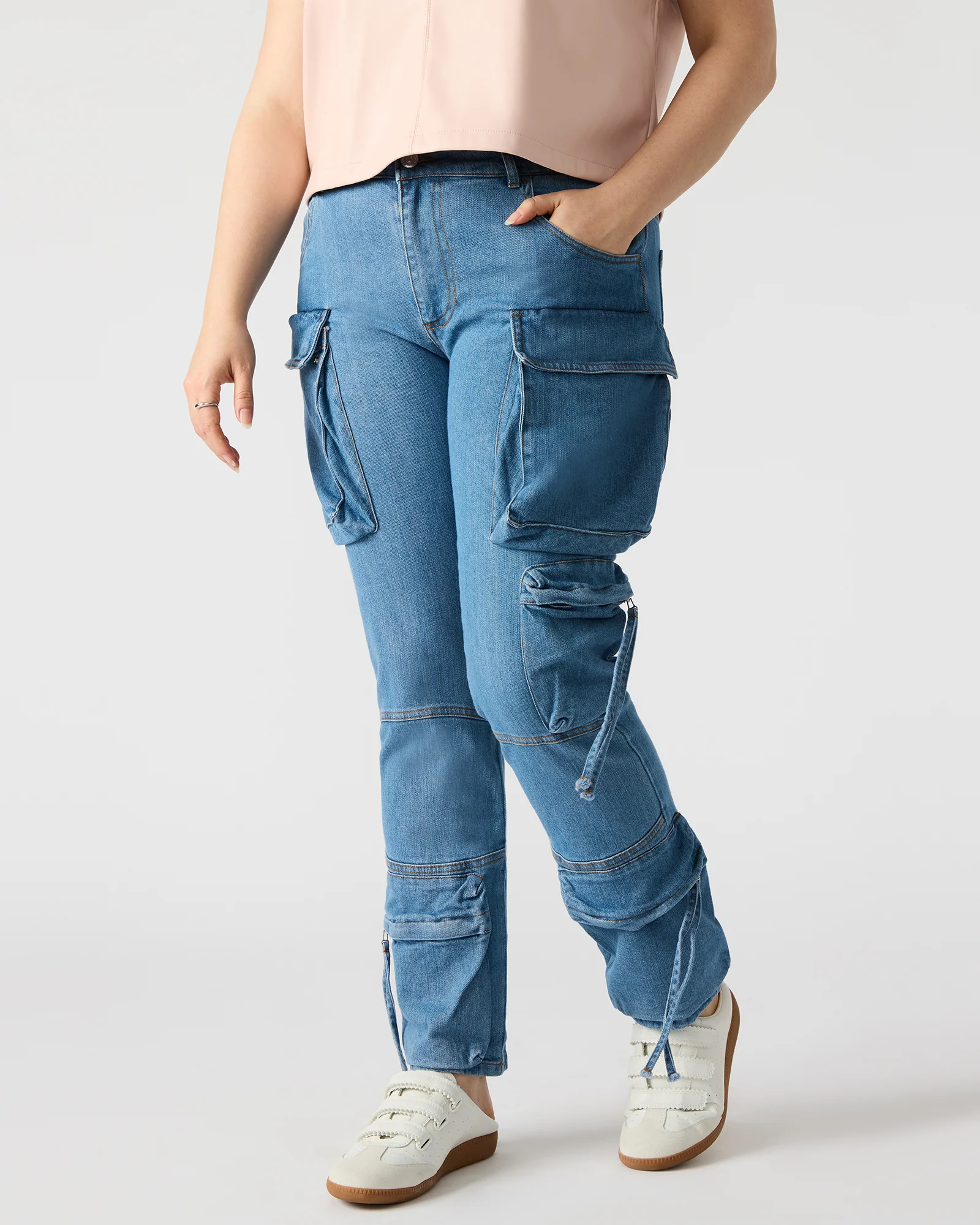 SKINNY DUO DENIM PANT - Image 4