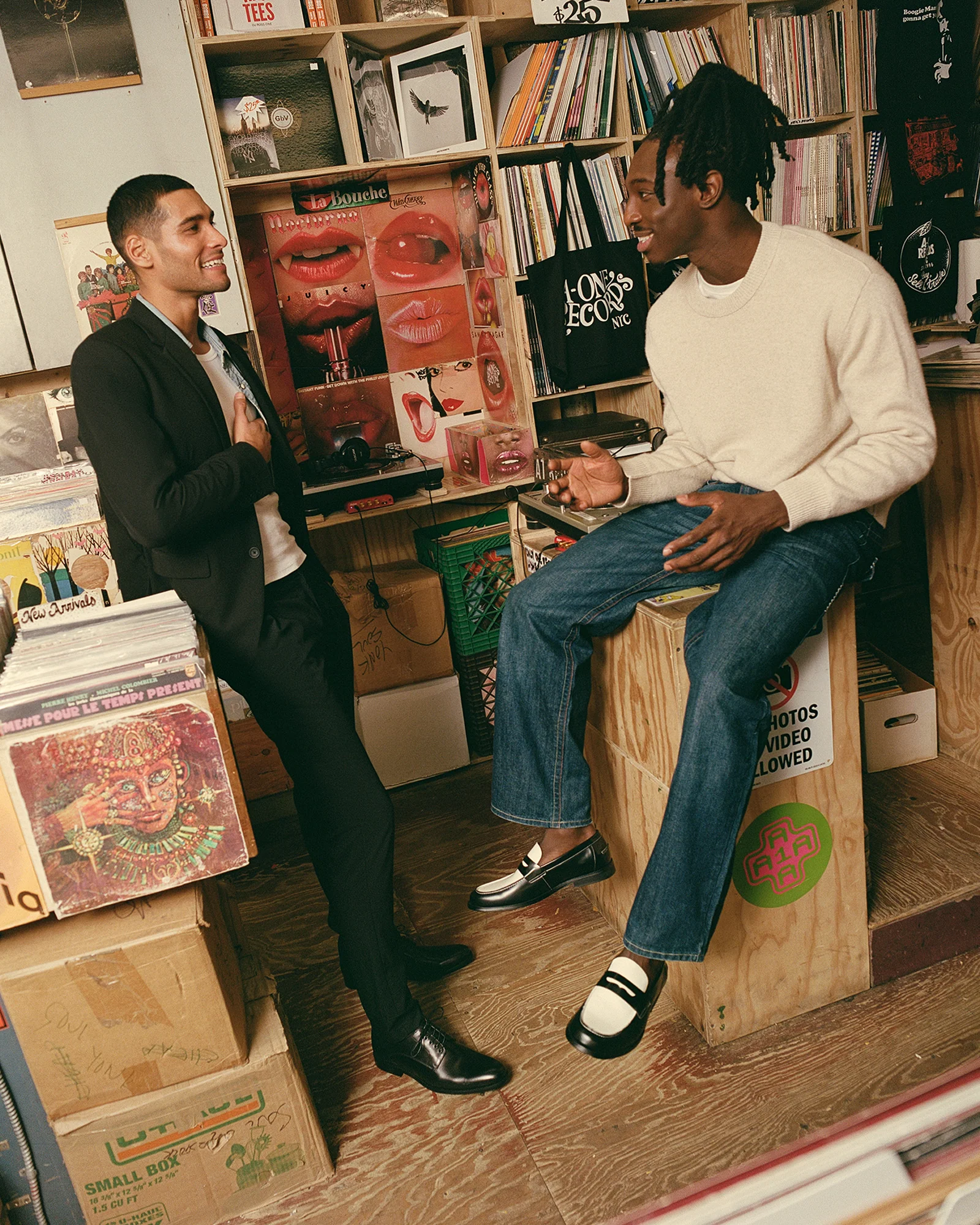 NATAN BLACK/WHITE LEATHER - Image 7